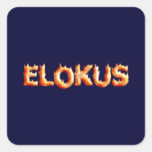 Elokut Quadratischer Aufkleber