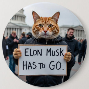 Elon Musk muss Katzenpolitik machen Button