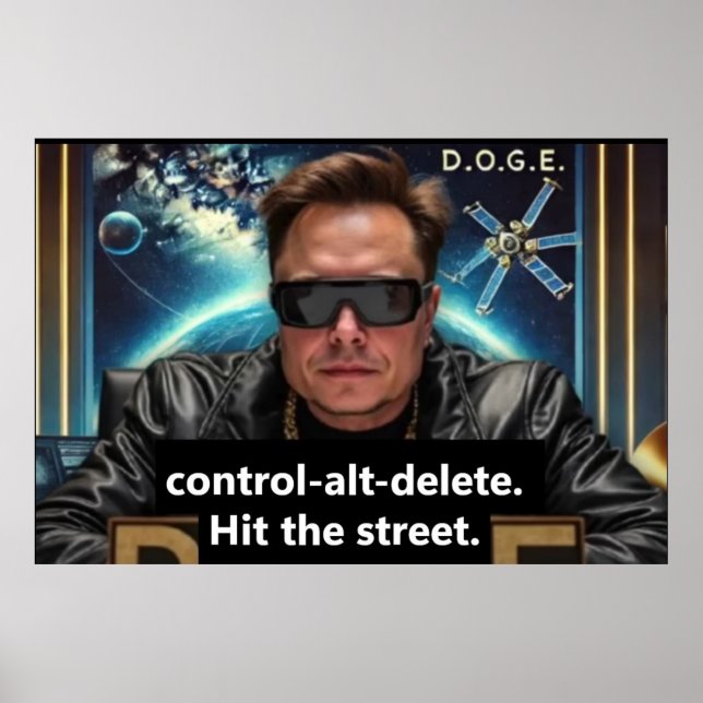 Elon Musk Poster (Vorne)