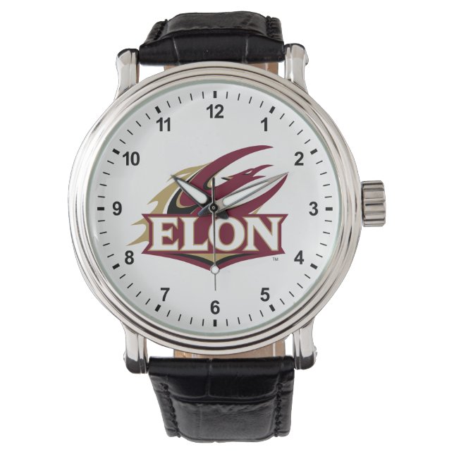 Elon Phoenix-Logo Armbanduhr (Vorderseite)