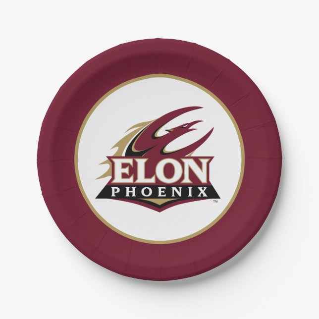 Elon Phoenix Pappteller (Vorderseite)