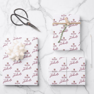 Elon University Abschluss Geschenkpapier Set