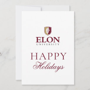Elon University Feiertagskarte