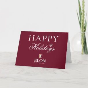 Elon University Feiertagskarte