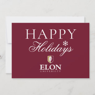 Elon University Feiertagskarte