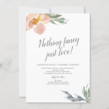Elopement Empfang Nichts Extravagant nur Liebe