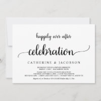 Elopement, glücklich immer nach Feier, rustikal