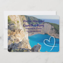 Elopement Hochzeit Verheiratet in Zante