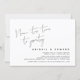 Elopement, jetzt ist es Zeit zum Party Einladung