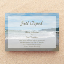 Elopement mariage Mariage Faire-part Invitation