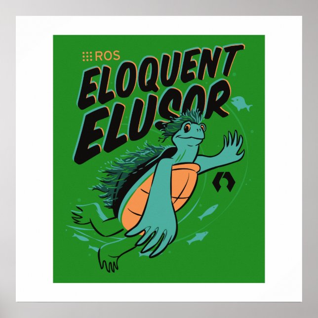 Eloquent Elusor Release Poster (Vorne)