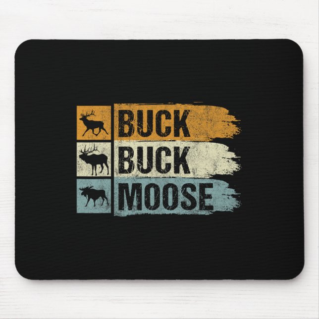 Elose Jagd Buck Buck Moose Mousepad (Vorne)