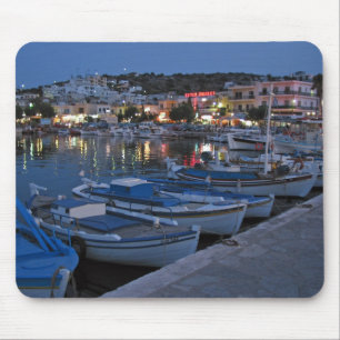 Elounda nach Nacht Mousepad