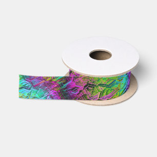 eloxiertes Regenbogentitan : Satinband