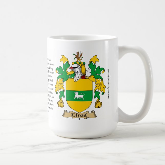 Elrod, der Ursprung, die Bedeutung und das Wappen Kaffeetasse (Rechts)