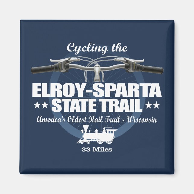 Elroy-Sparta Staat Trail (H2) Magnet (Vorne)