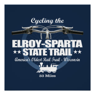 Elroy-Sparta Staat Trail (H2) Poster