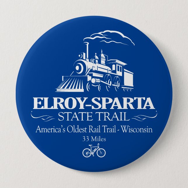 Elroy-Sparta Staat Trail (RT) Button (Vorderseite)
