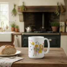 Elsa Beskow Blume Festival Kaffee Tasse
