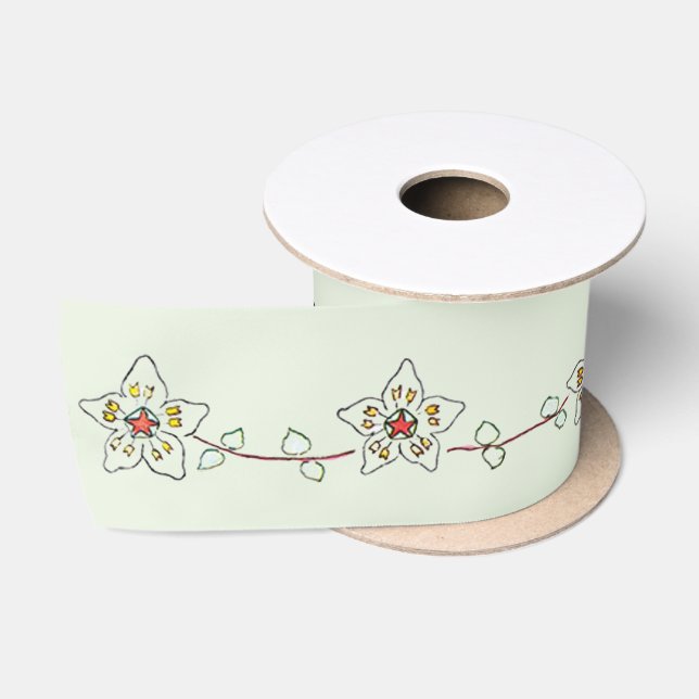 Elsa Beskow Blume Vine Satinband (Spule)