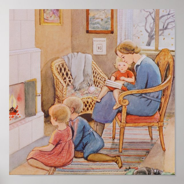 Elsa Beskow Print Poster (Vorne)