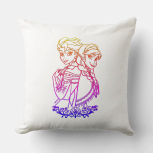 Elsa und ihr Horse Fantasy Throw Kissen