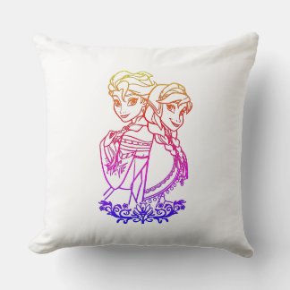 Elsa und ihr Horse Fantasy Throw Kissen