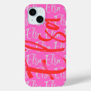 Elsa Wiederholungsnamensmuster Case-Mate iPhone Hülle