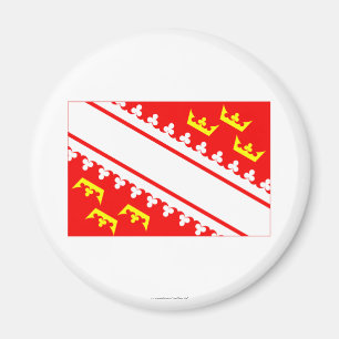 Elsass-Flagge Magnet