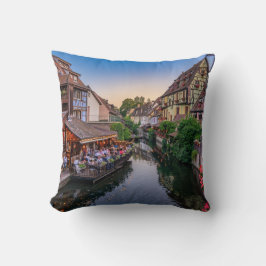 Elsass Frankreich Blume Wasserkanal Kissen