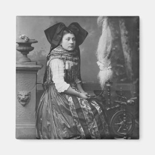 Elsass-Kostüm Magnet