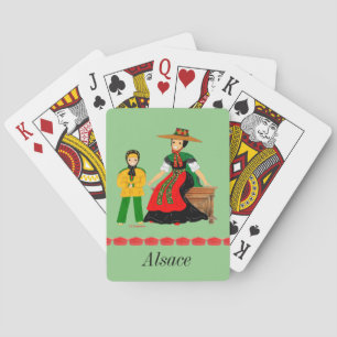 Elsass, Munster, Frankreich Spielkarten