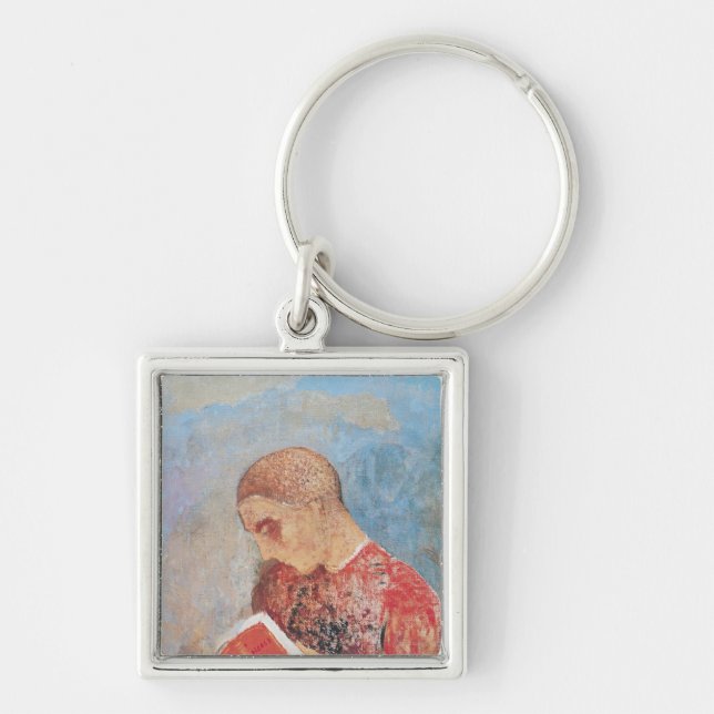 Elsass oder, Mönch-Lesung, c.1914 Schlüsselanhänger (Vorne)