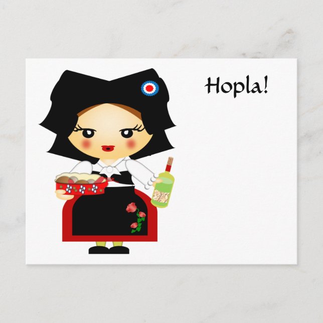 Elsaß Postkarte (Vorderseite)