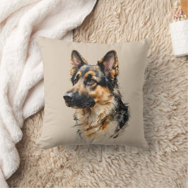 Elsässer Deutsche Schäferhund Kunstkissen Kissen