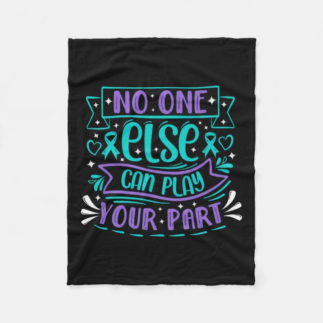 Else Can Play Your Part Premium  Fleecedecke (Vorderseite)