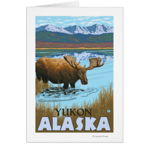 Elsengetränk am See - Yukon, Alaska