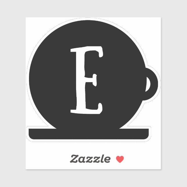 Elsewhere Cafe Mini Logo Light Mode Aufkleber (Blatt)