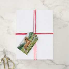 Elska Isländisches Pferd Aquarell Geschenkanhänger