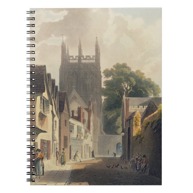 Elster-Weg, Oxford, Illustration vom 'Histor Notizblock (Vorderseite)