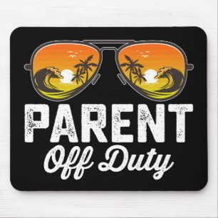 Eltern außer Dienst Sonnenbrille letzter Schultag Mousepad