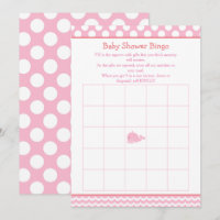 Eltern & Baby Whale Pink Girl Bingo