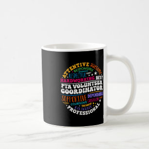 Eltern-Lehrer-Vereinigung Pta Freiwilliger Koordin Kaffeetasse
