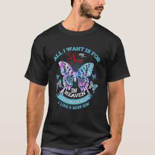 Eltern Liebe und verpassen ihren Sohn in Erinnerun T-Shirt