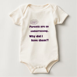 "Eltern sind so peinlich" Baby T-shirt