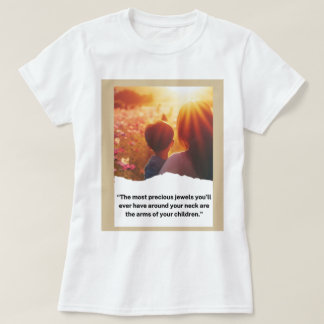 Eltern- und Kinderbindung mit einer Quote T-Shirt