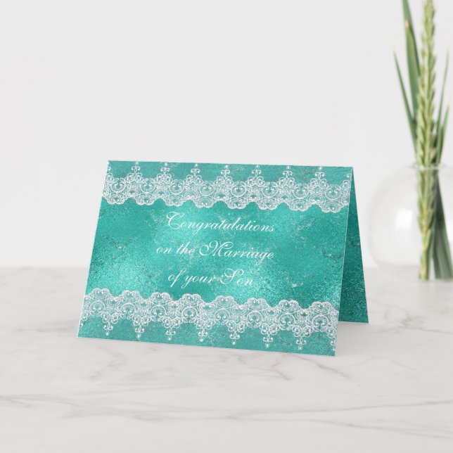 Eltern von Braut Glückwunsch Grüße Karte (Vorderseite)