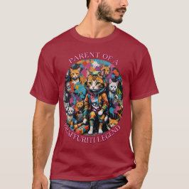 Eltern von Graffiti Legend Circle Street Cat Unise T-Shirt