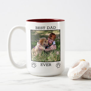 Eltern von niedlichen Mutter oder Vater Zweifarbige Tasse