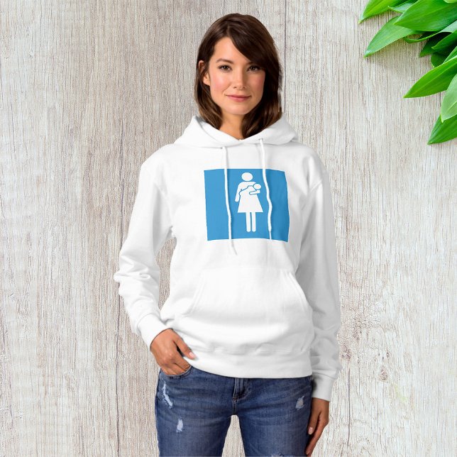 Eltern-Zimmer-Zeichen Womens Hoodie (Von Creator hochgeladen)